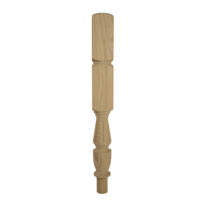 Oak Fluted Newel Turn - 710mm *