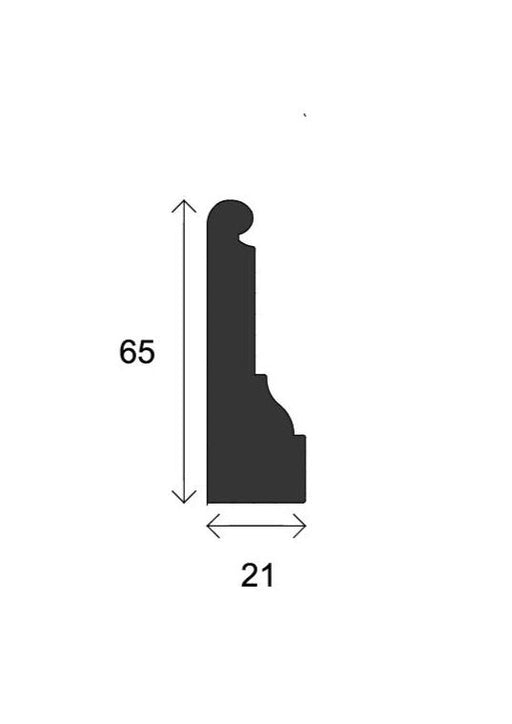 Lambs Tongue Architrave - 65mm x 21mm - A005