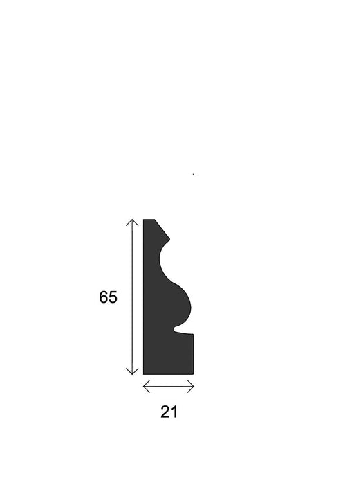 Ogee Architrave - 65mm x 21mm - A007