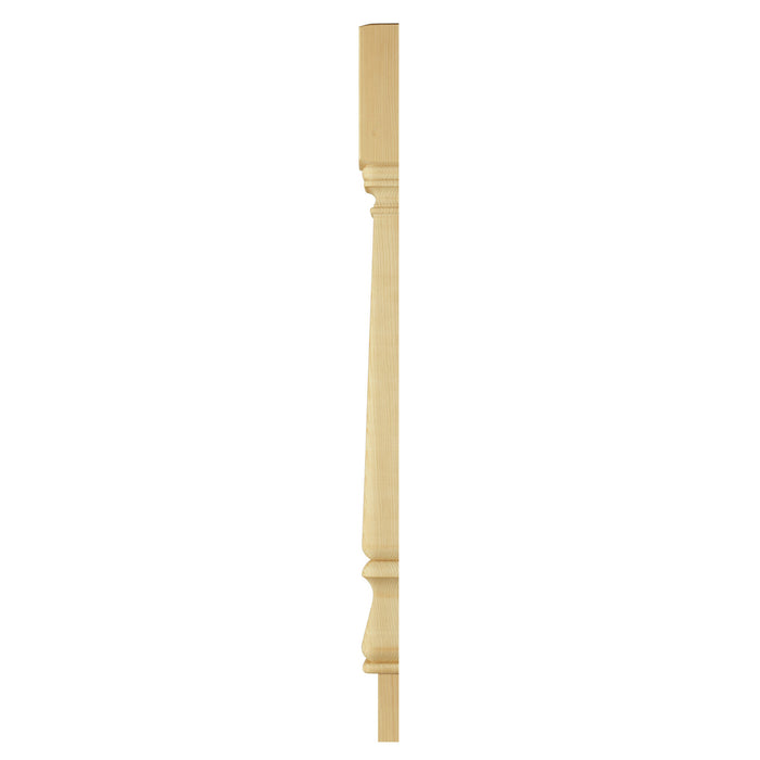 Provincial Half Newel Post - 90x43 - 725mm *