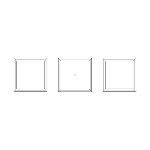 PaintReady Wall Panel Kit 420 x 420 x 12mm - 3 Panel Pack